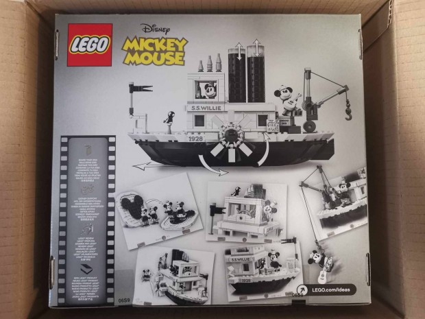 Lego 21317 Steamboat Willie dediklt ritka kiads