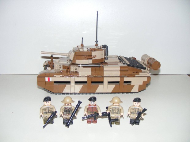 Lego 2. Vilghbors Brit Angol Matilda -2 Tank 1210db 12x26x16cm j