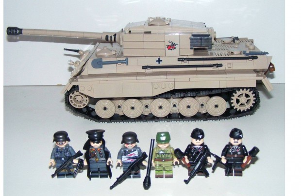 Lego 2. Vilghbors Nmet Kirly Tigris Tank 980db 12x33x14cm j