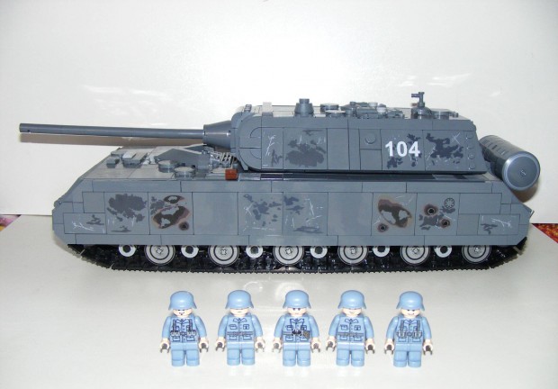 Lego 2. Vilghbors Nmet Panzer VIII Maus Szupernehz harckocsi tank