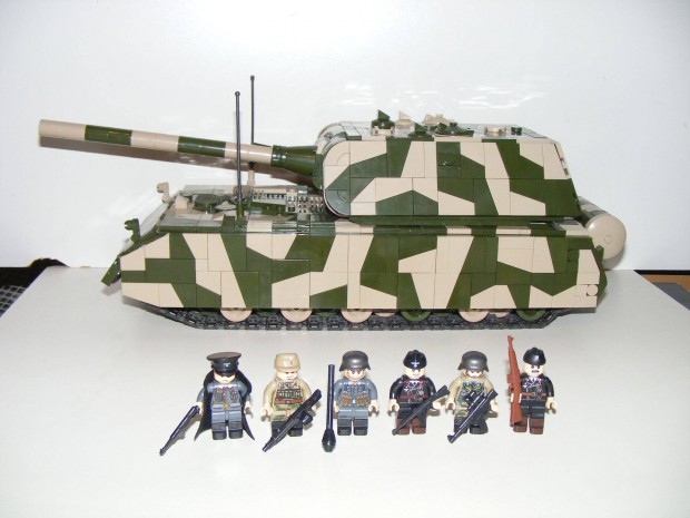 Lego 2. Vilghbors Nmet Panzer VIII Maus Szupernehz tank 3000db j
