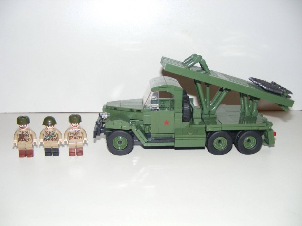 Lego 2. Vilghbors Orosz BM-31 Rakta sorozatvet Katyusa +3 katona