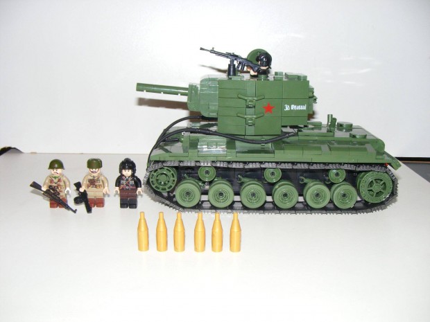 Lego 2. Vilghbors Orosz KV-2 Szovjet Tank 1180db 13x25x16cm j