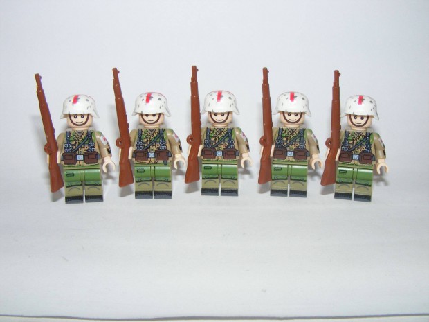 Lego 2. Vilghbors katonk Orvos Medic Felcser 5db figura j