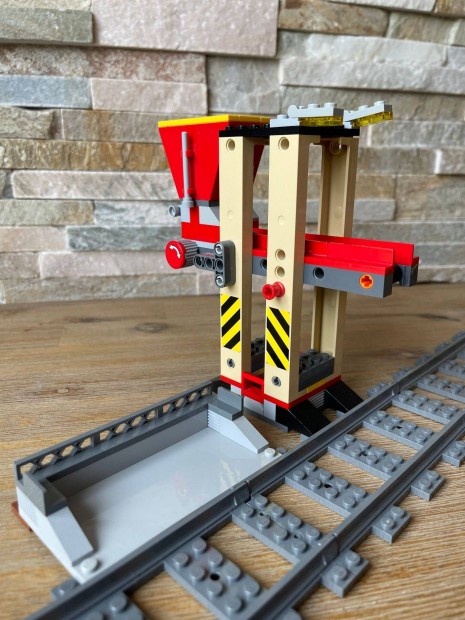 Lego 3677 vonat vasut vagon rakodo Lego 3677 tehervonat szenrakodo