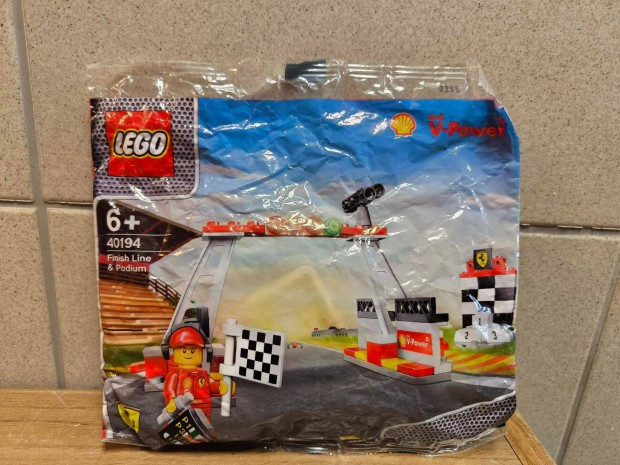 Lego 40194 Shell Ferrari Finish Line Podium j, bontatlan