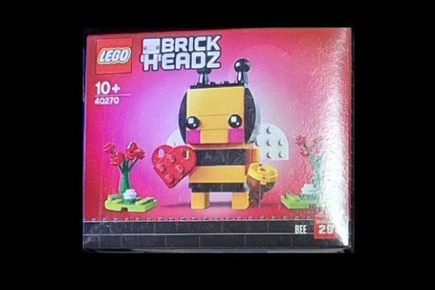 Lego 40270 Brickheadz Valentin napi méhecske készlet - bontatlan