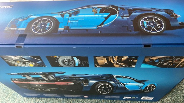 Lego 42083 Technic Bugatti Chiron j bontatlan, gyri kartonnal