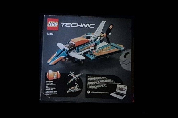 Lego 42117 Technic Versenyreplgp kszlet - bontatlan, ritkasg, j