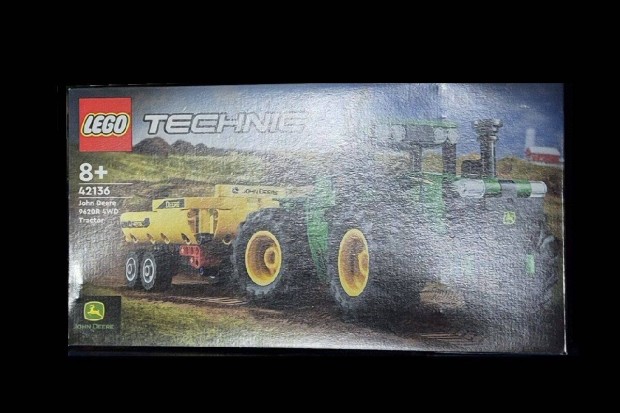 Lego 42136 Technic John Deere 9620R 4WD traktor készlet - ritkaság