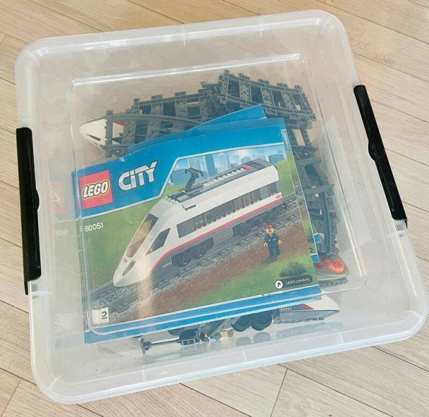 Lego 60051 vonat vasut Lego 60051 szemelyvonat szett