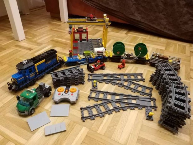 Lego 60052 tehervonat vonat vasut szett