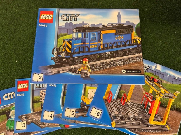 Lego 60052 vonat vasút szett összerakási útmutató