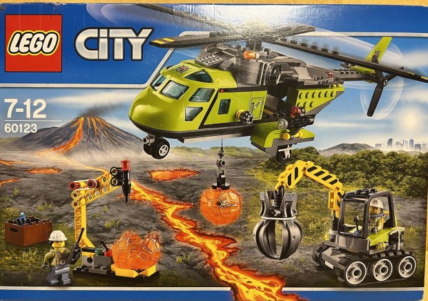 Lego 60123 Vulknkutat Szllt Helikopter!