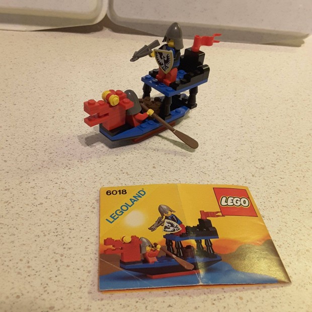 Lego 6018 Castle Battle dragon Vr evezs csnak + lers + dobozdarab