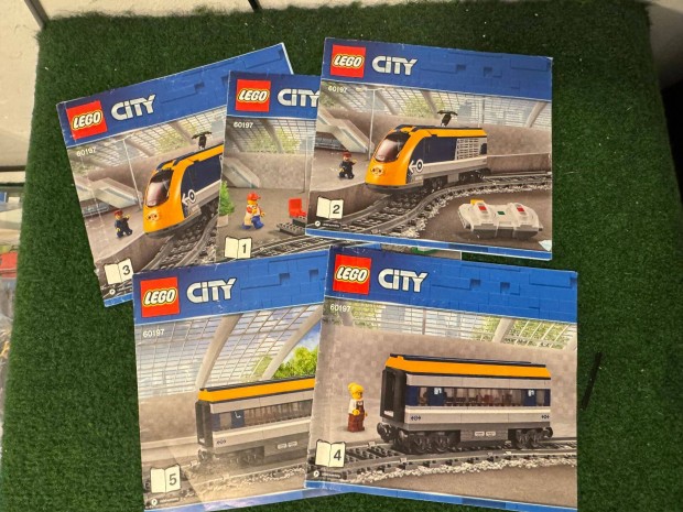 Lego 60197 vonat vasút szett összerakási útmutató
