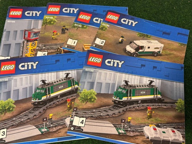 Lego 60198 vonat vasút szett összerakási útmutató