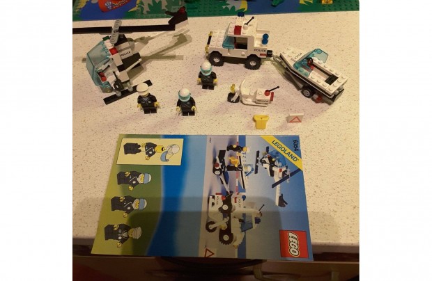 Lego 6354 Rendrsgi helikopter motor aut motorcsnak + lers