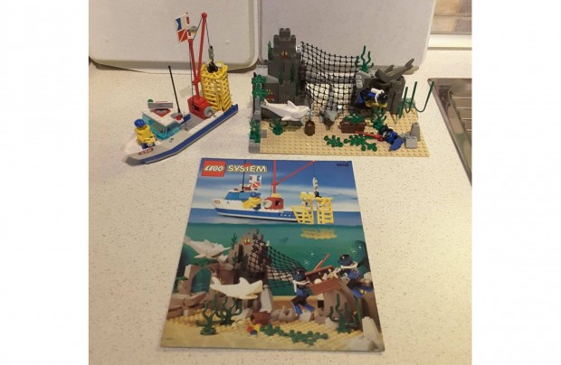 Lego 6558 Shark cage cove / Ztony hajval cpkkal + lers