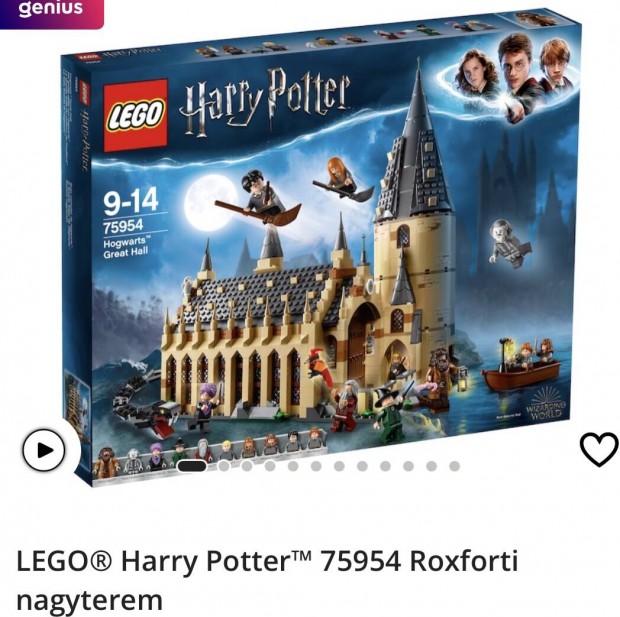 Lego 75954 Harry Potter Roxfort nagyterem