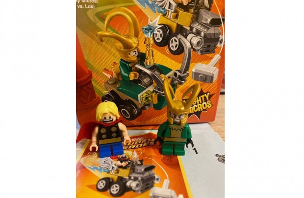 Lego 76091 Super Heroes Mighty Micros: Thor s Loki sszecsapsa