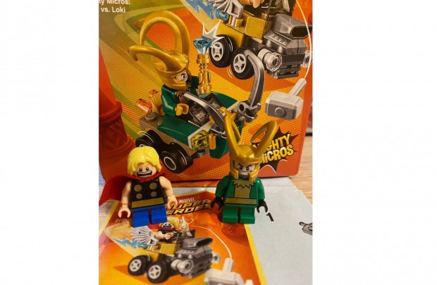 Lego 76091 Super Heroes Mighty Micros: Thor s Loki sszecsapsa