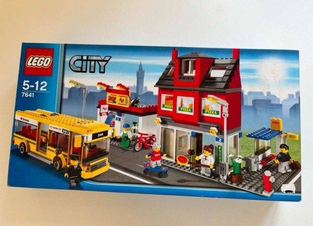 Lego 7641 Utcai jelenet + Busz + Pizzria