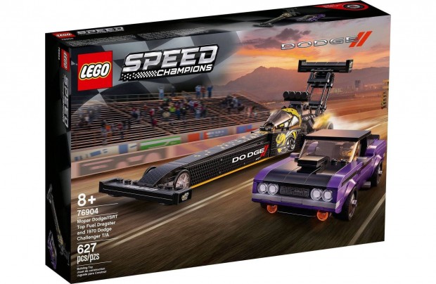 Lego 76904 Mopar Dodge/SRT Top Fuel Dragster and 1970 Dodge Challenger