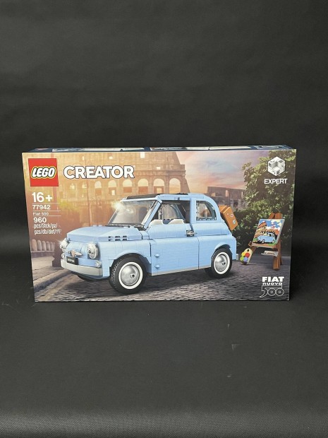 Lego 77942 Fiat 500 blue bontatlan