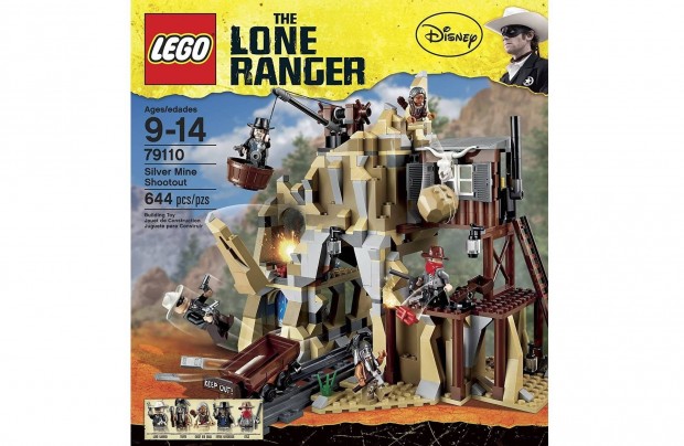 Lego 79110 Lone Ranger Harc az ezst bnyban