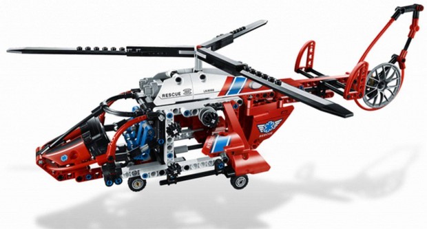 Lego 8068 - Rescue Helicopter - Technic Ment Helikopter