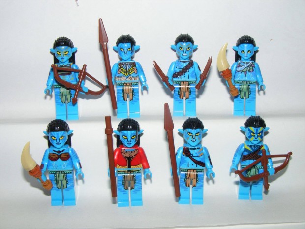 Lego Avatar figurák Jake Sully Neytiri Tsu Tey Navi figurák 8db Új