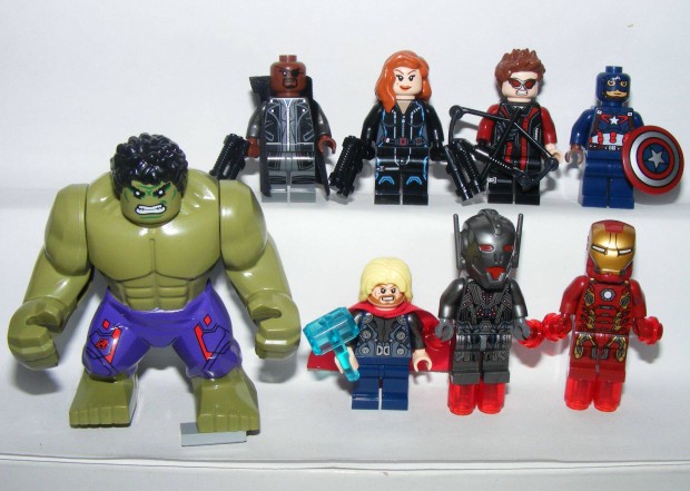 Lego Avengers 2 Bosszllk figura Ultron Hulk Vasember figurk 8db j