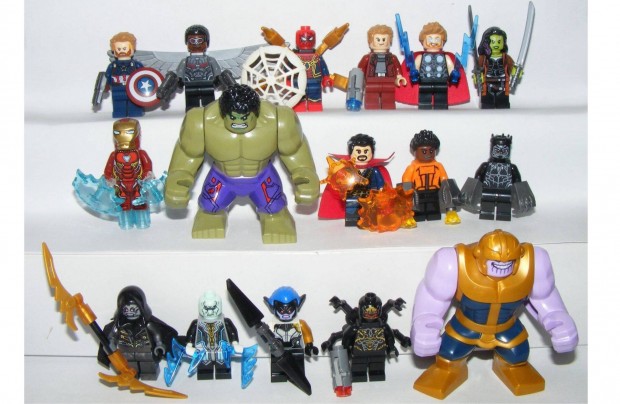 Lego Avengers Bosszllk figurk Vgtelen hbor szuperhs figura 16d