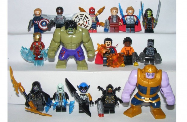 Lego Avengers Bosszllk figurk Vgtelen hbor szuperhs figura 16d