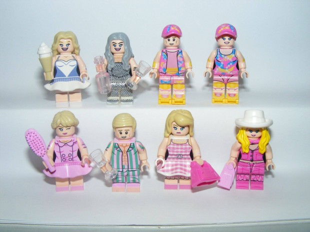 Lego Barbie figurk 8db Barbi Ken baba figura j