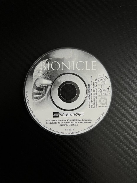 Lego Bionicle 2001-es Promcis Mini CD