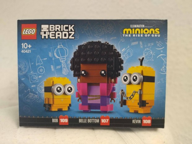 Lego Brickheadz 40421 Bob, Belle Bottom, Kevin j, bontatlan