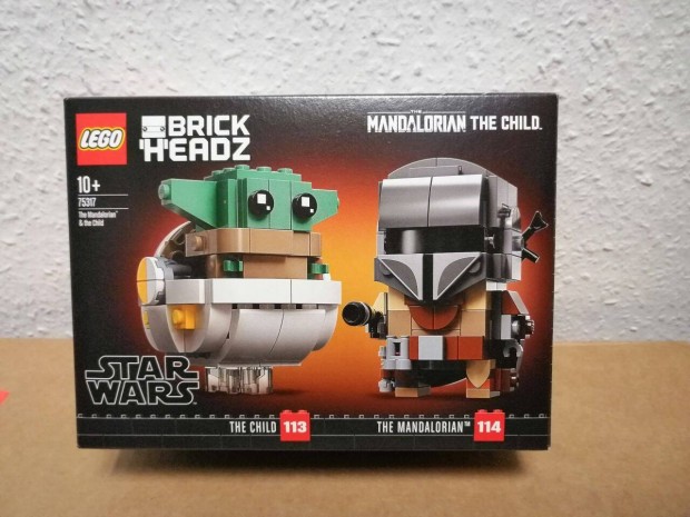 Lego Brickheadz 75317 A Mandalori s a gyermek j, bontatlan