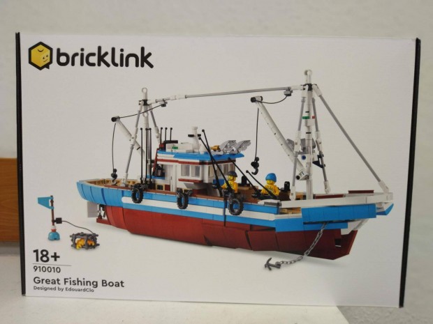 Lego Bricklink 910010 The Great Fishing Boat (limitlt) j, bontatlan