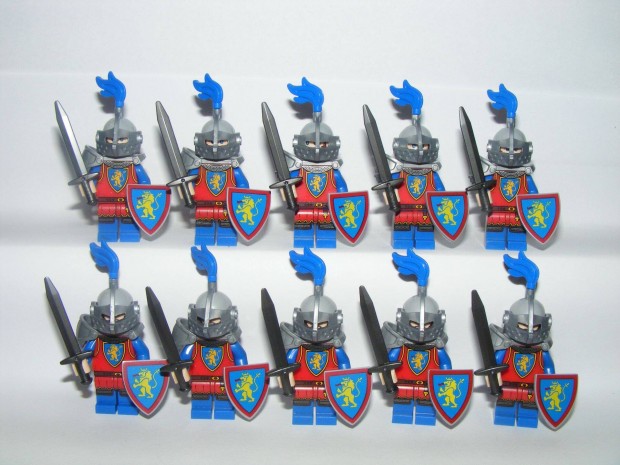 Lego Castle Lovag katonk Crusader Oroszlnos sereg 10db katona j