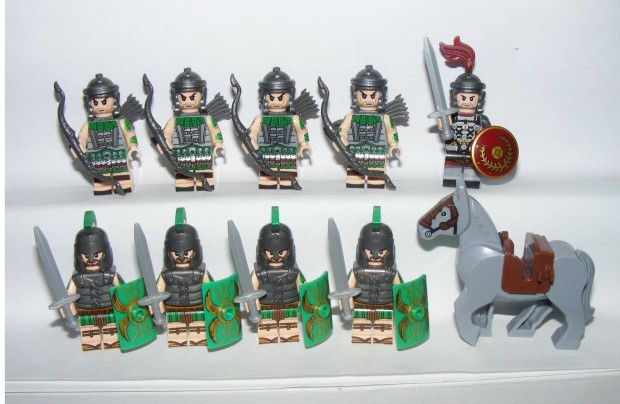 Lego Castle Rmai Katonk figurk Phalanx jsz sereg lovas 9db katona