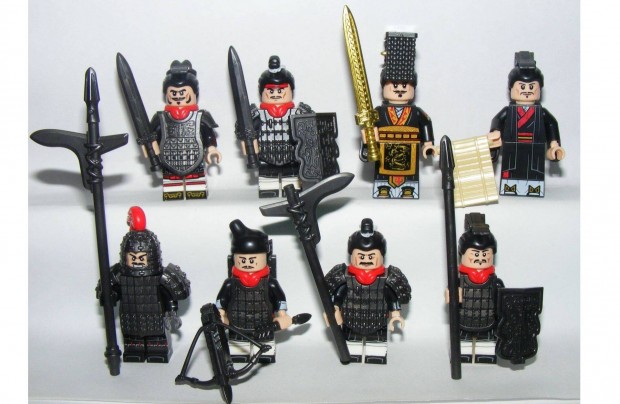 Lego Castle figurk Knai trzsi katonk Csin Dinasztia 8db harcos j