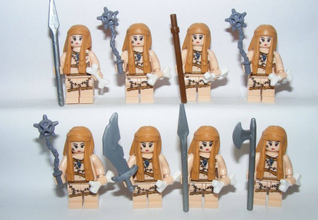 Lego Castle figurk sember figura Amazon harcos katona n + fegyver