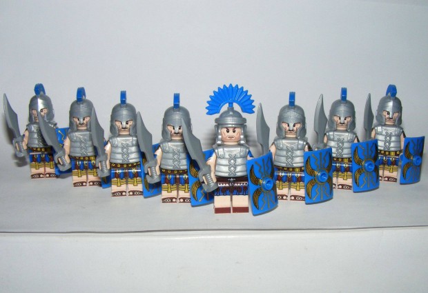 Lego Castle figurk Rmai katonk Tiszt +7 katona Brickarms pajzs kard