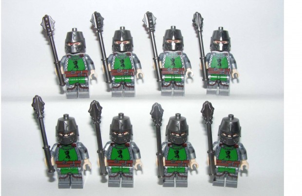 Lego Castle figurk buzognyos srknyos lovag katona figura fegyver 8