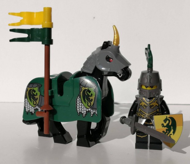 Lego Castle kompatibilis dragon knight katona, figura j!