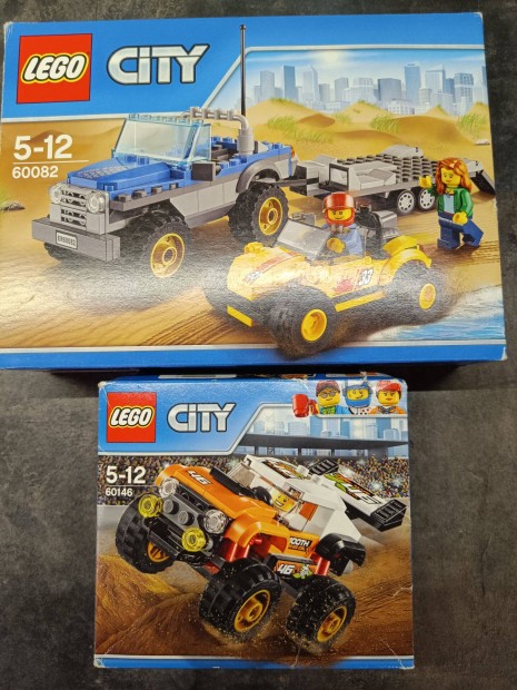 Lego City 60082 / 60146 Kaszkadr terepjr,Homokfut szllit