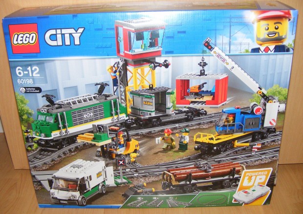 Lego City 60198 Cargo Train Tehervonat Vonat j BP!