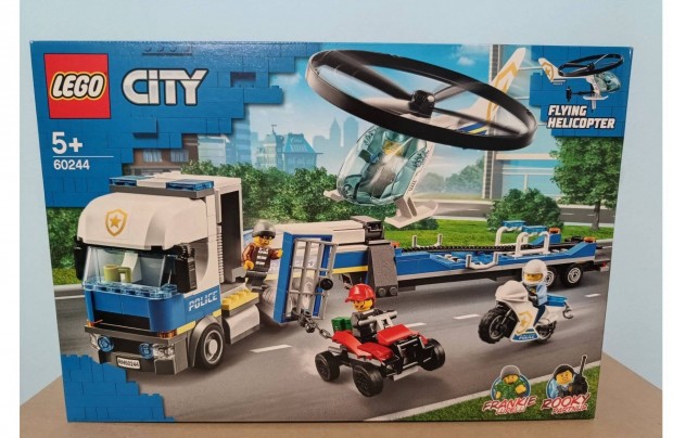 Lego City 60244 Rendrsgi Helikopteres Szllts j Bontatlan